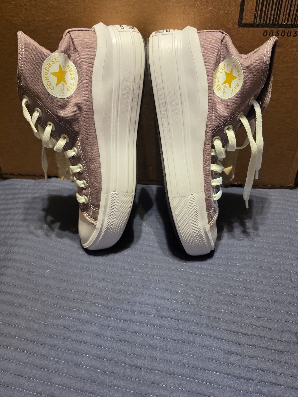Converse Platform High Top Sneakers in Smoke Realm/white